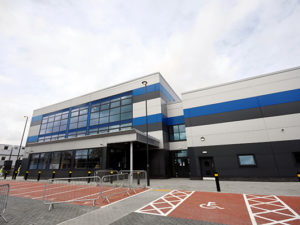 The front of the Eastern PIC, looking up from the disabled parking spaces