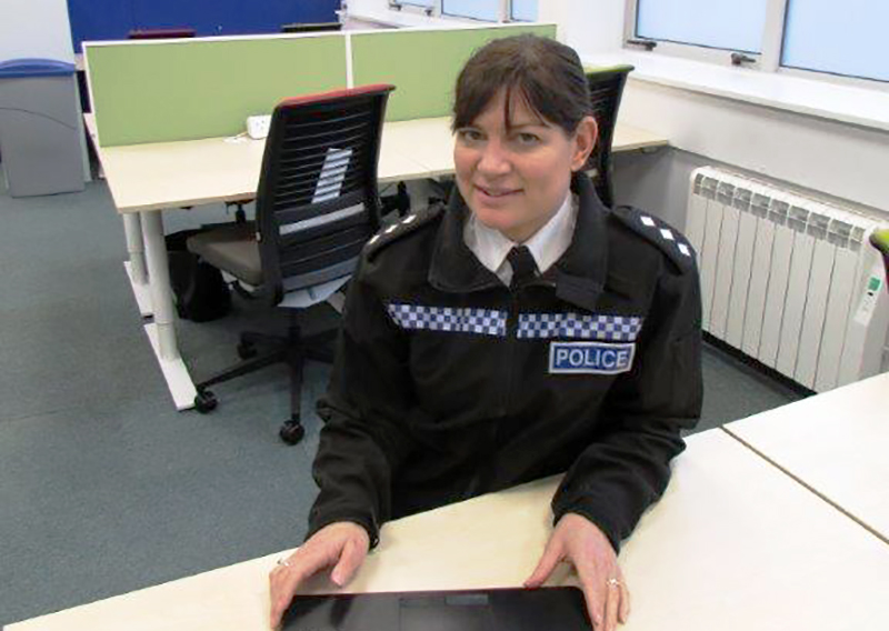 District Commander Clare Jenkins, Hampshire Constabulary Photo courtesy of Petersfield Post