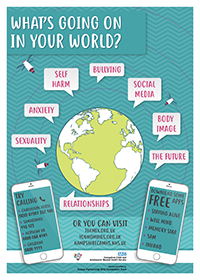 Link to ''what's going on in your world?' poster