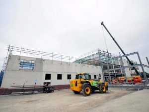 Building progress showing framework and concreting for the Eastern PIC in Portsmouth