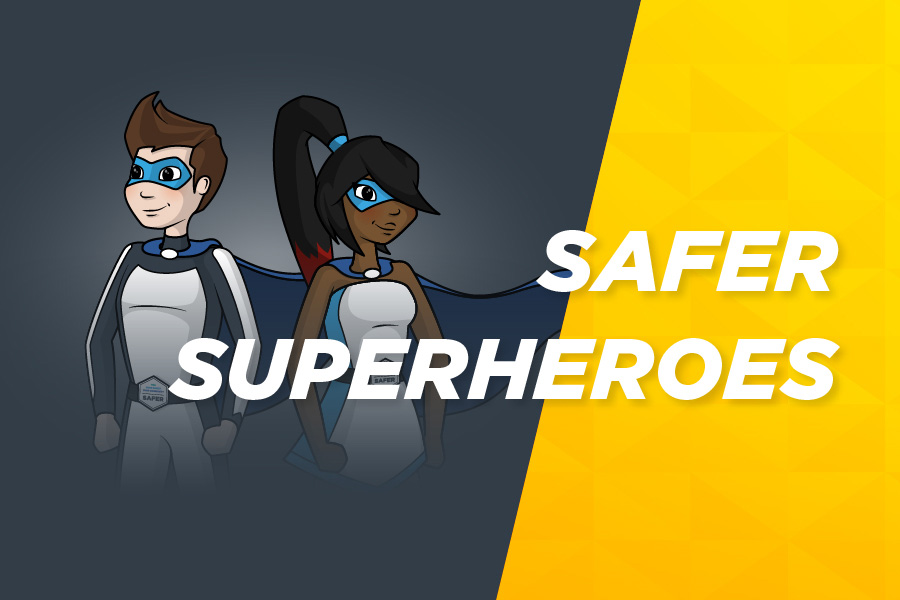 The Safer Superheroes: Agent Justice and Internettie