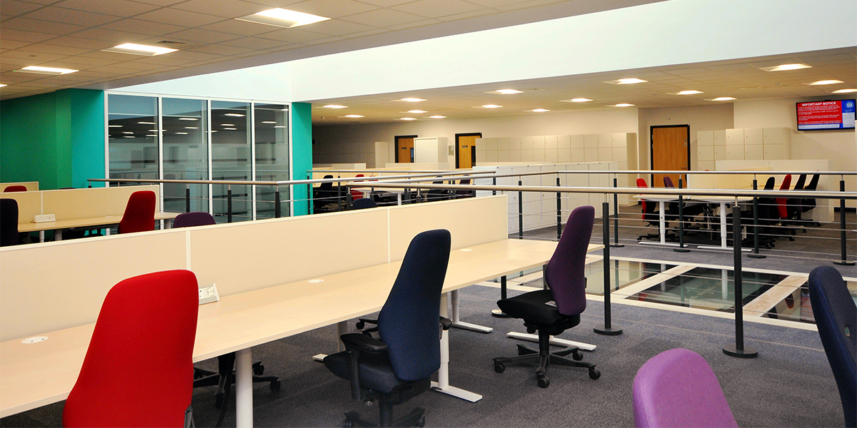 Northern Police Investigation Centre's open plan offices