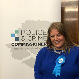 Donna Jones is to be the new Police and Crime Commissioner for Hampshire and the Isle of Wight