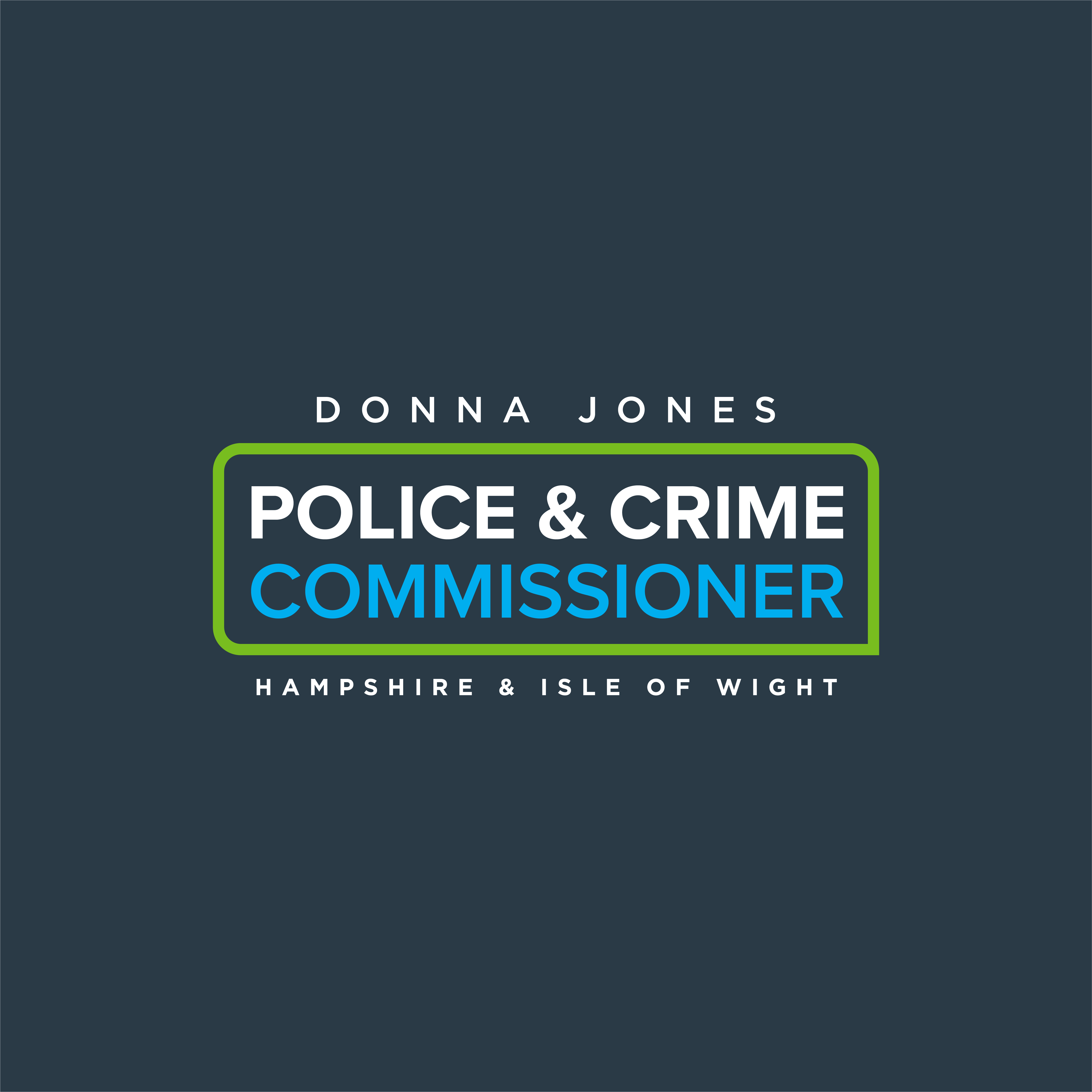 Logo of the office of the Police and Crime commissioner for Hampshire and Isle of Wight