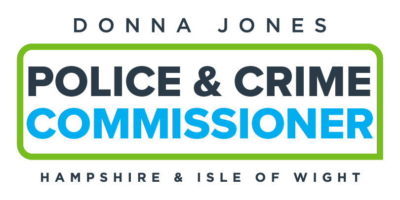 Logo of the office of the Police and Crime commissioner for Hampshire and Isle of Wight