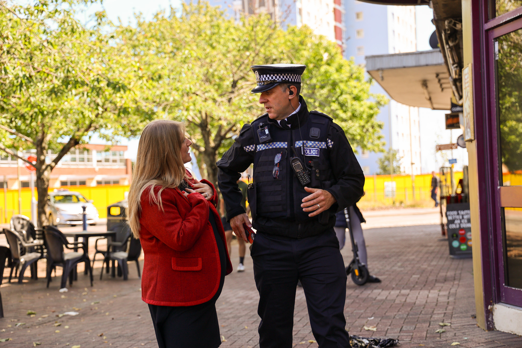 PCC Donna Jones and Chief Inspector Marcus Kennedy