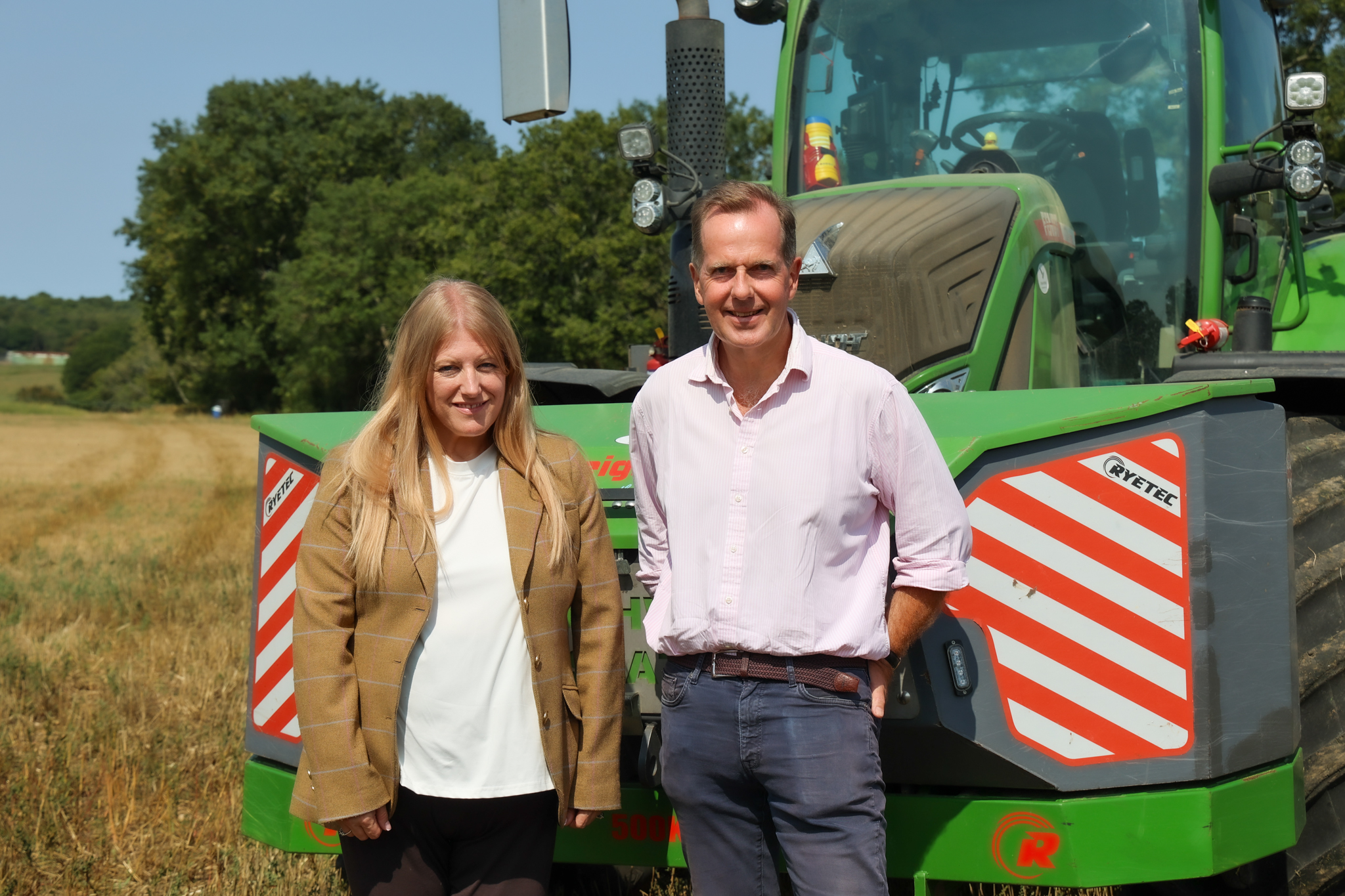 PCC Donna Jones with Mark Thistlethwayte, owner of Southwick Estate
