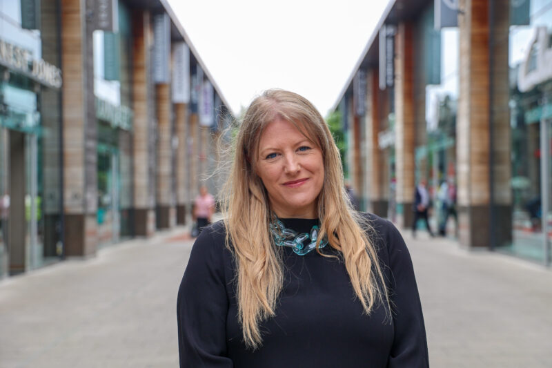 PCC Donna Jones in Whiteley Shopping Centre