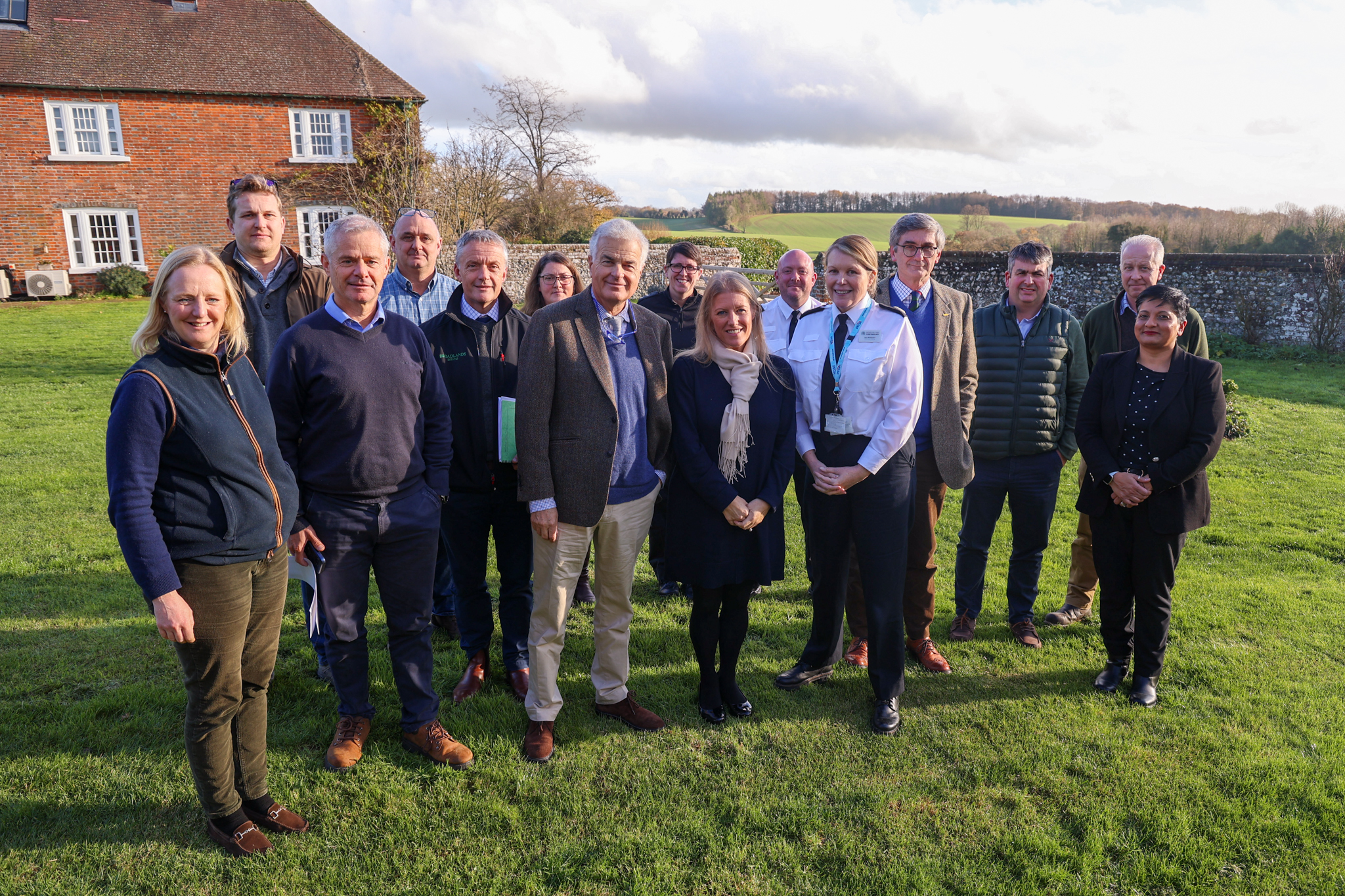 PCC Donna Jones meets farmers and landowners in Andover